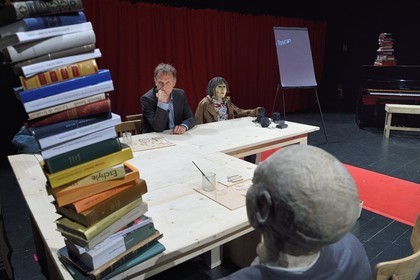 France, Var, Toulon, Théatre Liberté, actor and director Charles Berling also director of Théatre Liberté and Châteauvallon-Liberté (national stage)