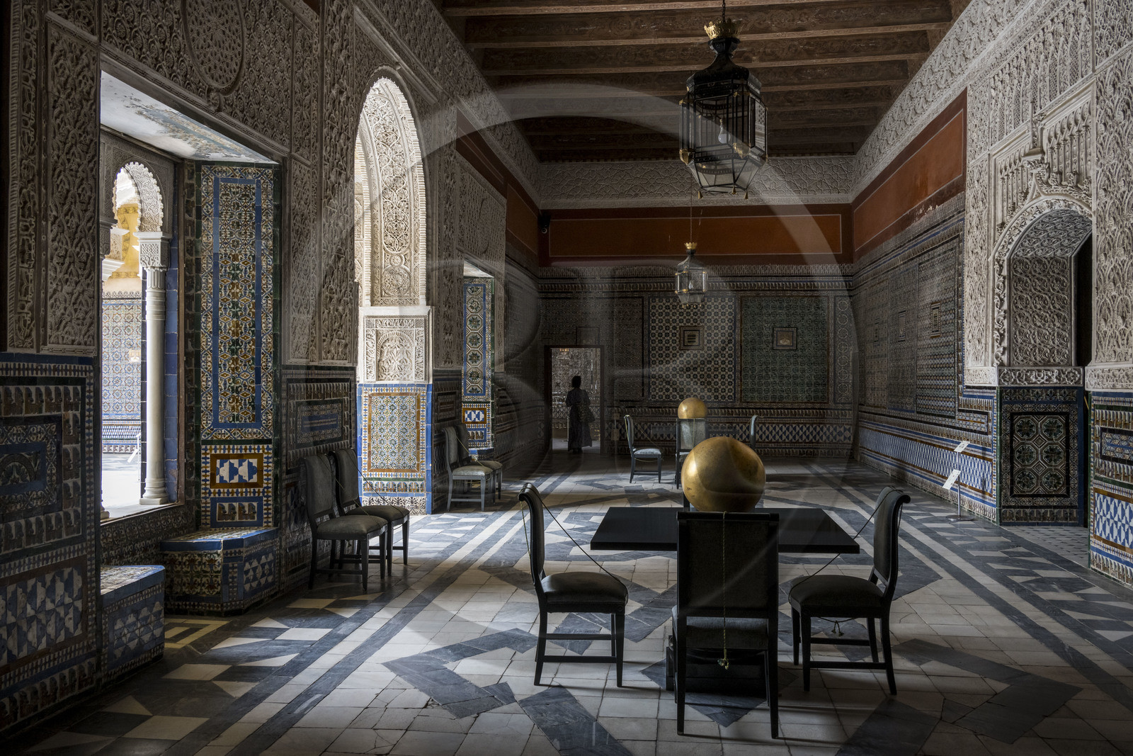 Espagne, Andalousie, Séville, la Casa de Pilatos (la maison de Pilate), palais de style mudéjar
