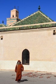 Morocco, High Atlas, Marrakech, Imperial city, Medina listed as World Heritage by UNESCO, the Ben Youssef mosque