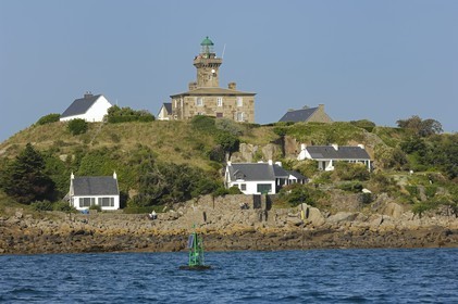 France, Manche, Iles Chausey, Grande Ile, the lighthouse